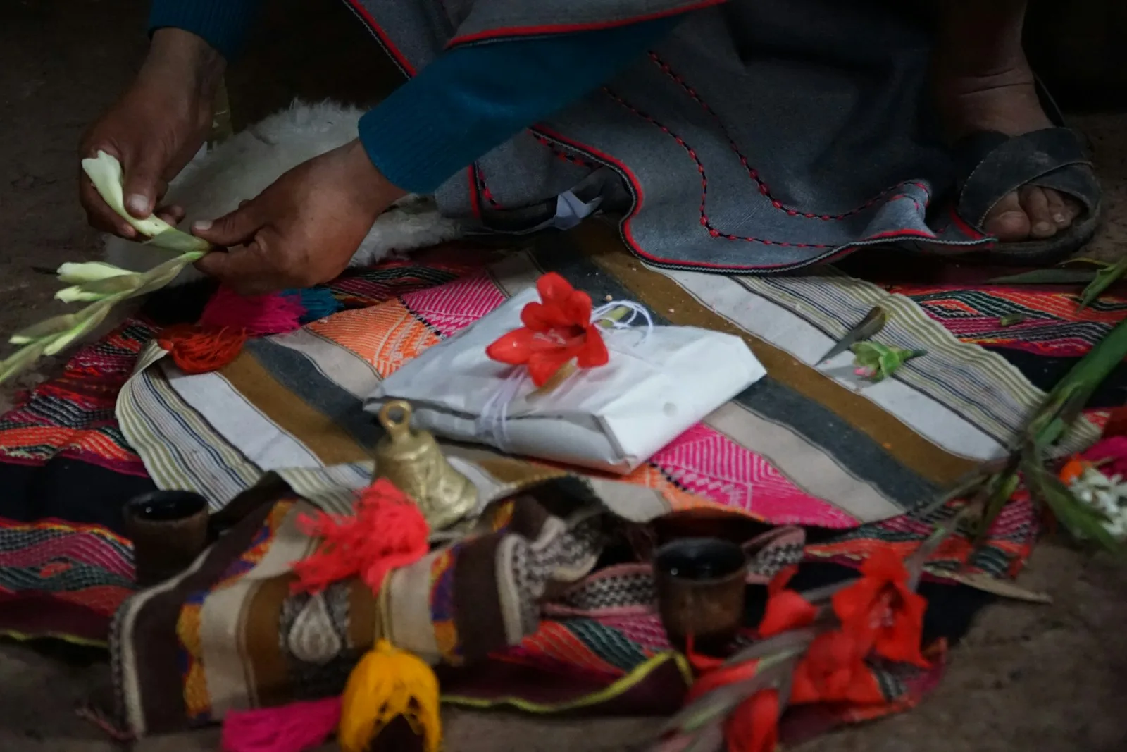 Andean ceremonial offering